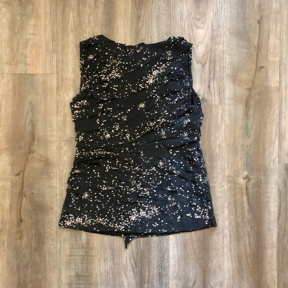 Tory Burch Black Silk Ruffle Top - Picture 8 of 10